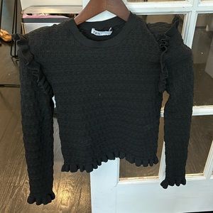 Black Zara Top Medium